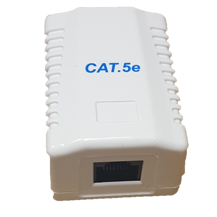 Rct Cat5 Wallbox Single Port