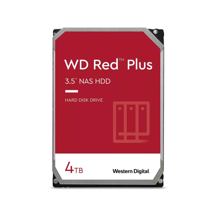 Wd Red Plus 4 Tb 3.5 Nas Hdd 256 Mb