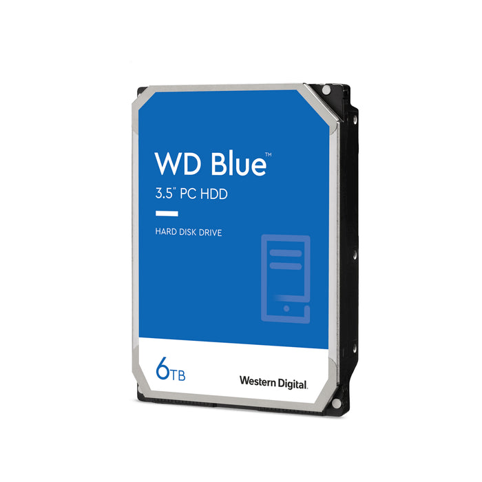 Wd Blue 6 Tb 5400 Rpm Sata 6 Gbs 256 Mb Cache 3.5 Internal Hard Drive